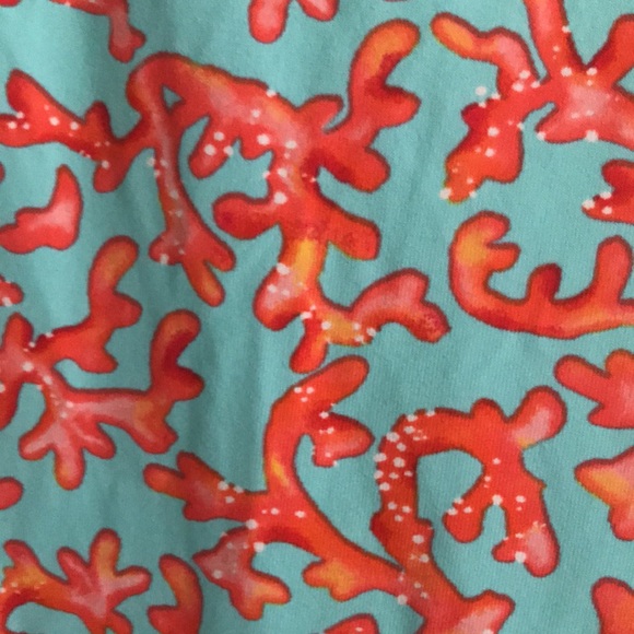 Tommy Bahama coral cabana off the shoulder dress size S/P small/petite - Picture 6 of 6